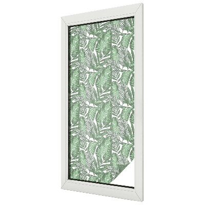 Coloured glass film for windows Green harmony