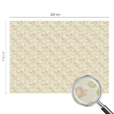 Privacy window film stained glass effect Floral elegance