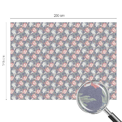 Patterned window film stained glass Floral elegance