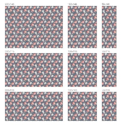 Patterned window film stained glass Floral elegance