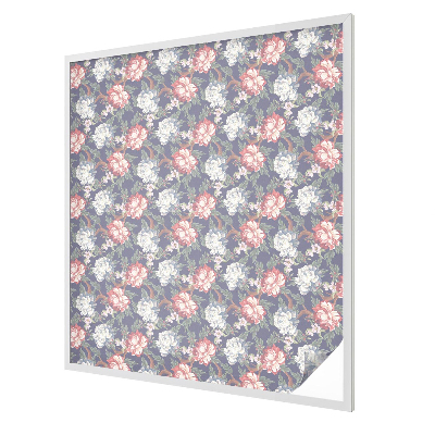 Patterned window film stained glass Floral elegance