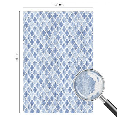 Coloured glass film for windows Watercolor elegance