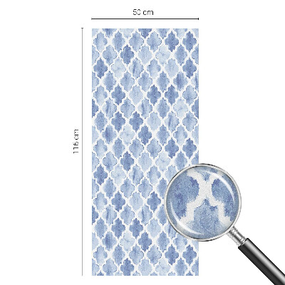 Coloured glass film for windows Watercolor elegance