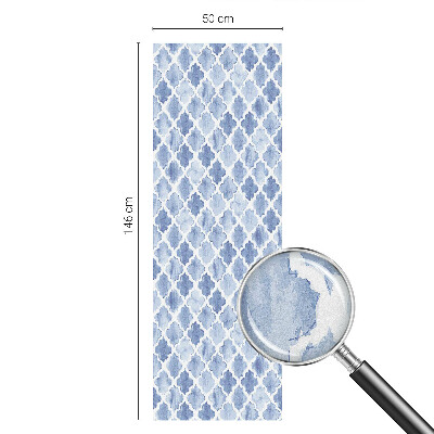 Coloured glass film for windows Watercolor elegance