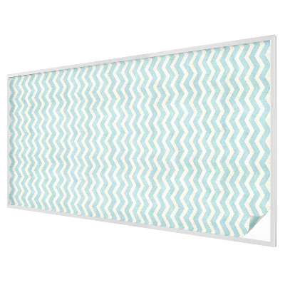 Privacy window film stained glass effect Blue zigzag