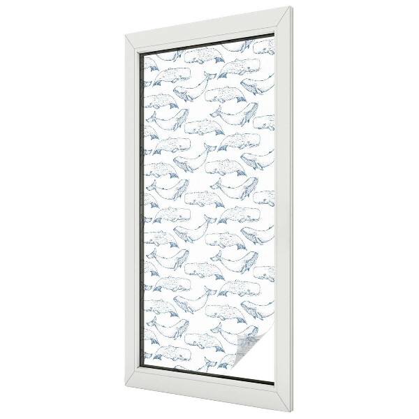 Decorative window film stained glass design Sea inspirations