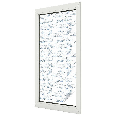 Decorative window film stained glass design Sea inspirations