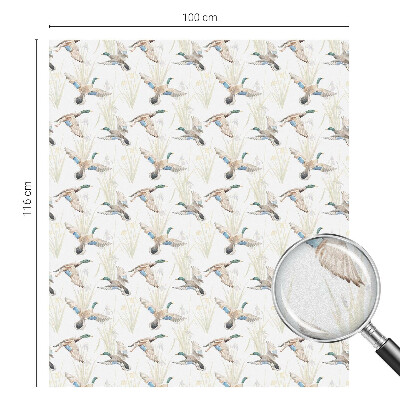 Decorative window film stained glass design Birds nature