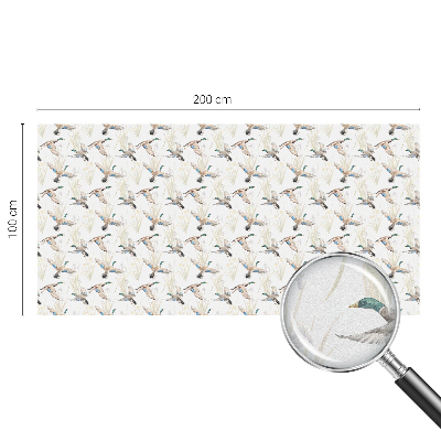 Decorative window film stained glass design Birds nature