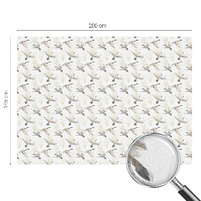 Decorative window film stained glass design Birds nature