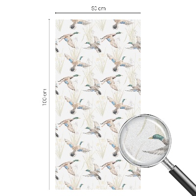 Decorative window film stained glass design Birds nature