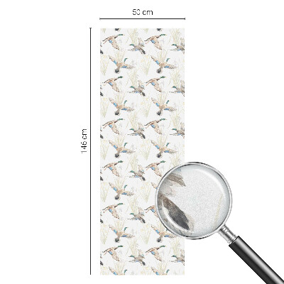 Decorative window film stained glass design Birds nature