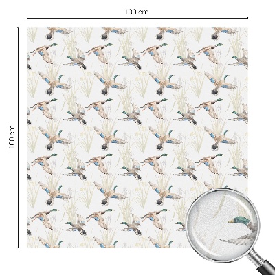 Decorative window film stained glass design Birds nature