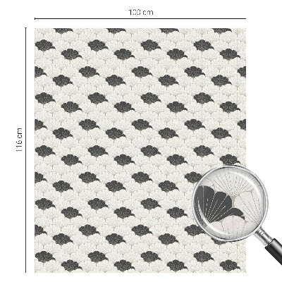 Privacy window film stained glass effect Contrasting fans