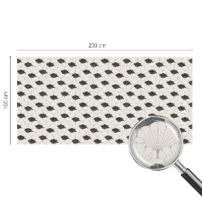 Privacy window film stained glass effect Contrasting fans