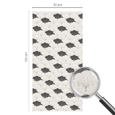 Privacy window film stained glass effect Contrasting fans