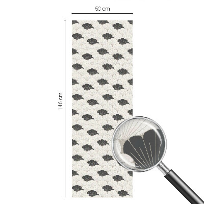 Privacy window film stained glass effect Contrasting fans