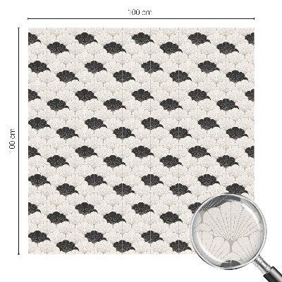 Privacy window film stained glass effect Contrasting fans