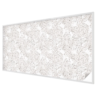 Coloured glass film for windows Plant ornament