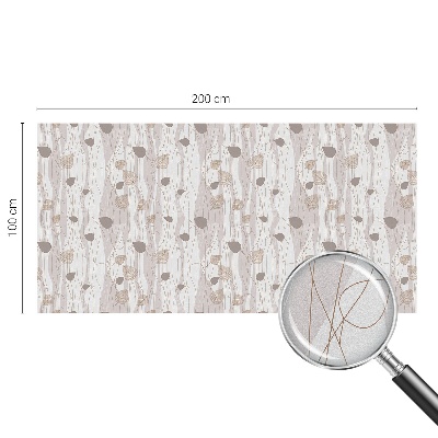 Patterned window film stained glass Elegant leaves