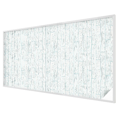 Frosted window film with stained glass pattern Wooden pattern