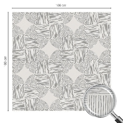 Patterned window film stained glass Peaceful Symmetry