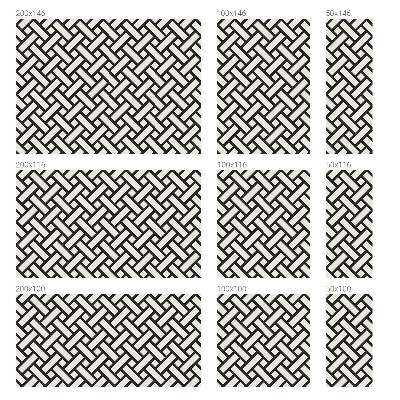 Decorative window film stained glass design Interlacing rectangles