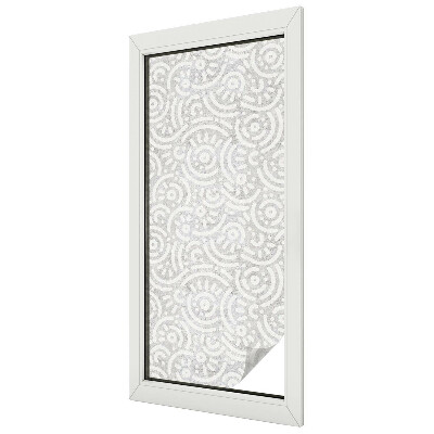 Decorative window film stained glass design Geometric abstraction