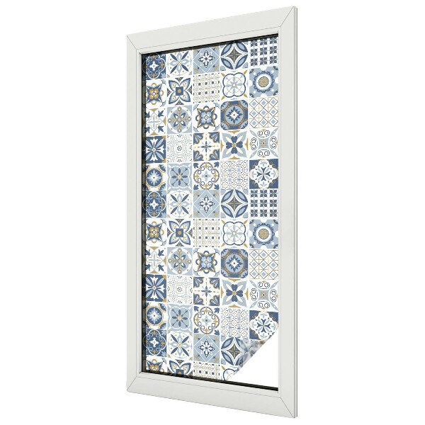 Patterned window film stained glass Mosaic tiles