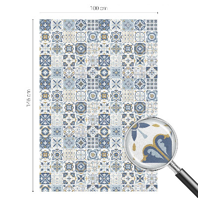 Patterned window film stained glass Mosaic tiles