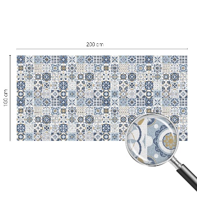 Patterned window film stained glass Mosaic tiles