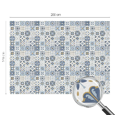 Patterned window film stained glass Mosaic tiles