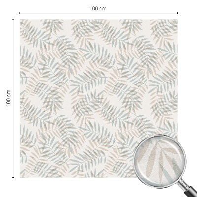 Decorative window film stained glass design Leafy elegance