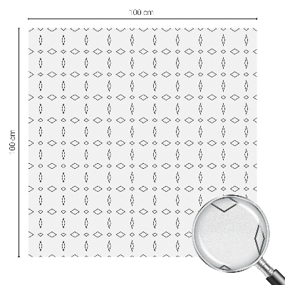 Coloured glass film for windows Rhombus shapes