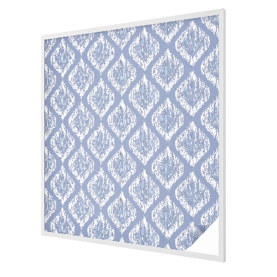 Privacy window film stained glass effect Ethnic diamonds