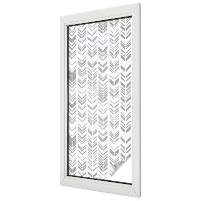 Decorative window film stained glass design Arrow pattern