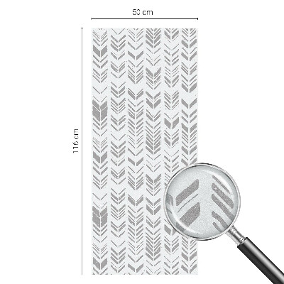 Decorative window film stained glass design Arrow pattern