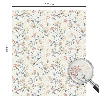 Patterned window film stained glass Flowers of harmony