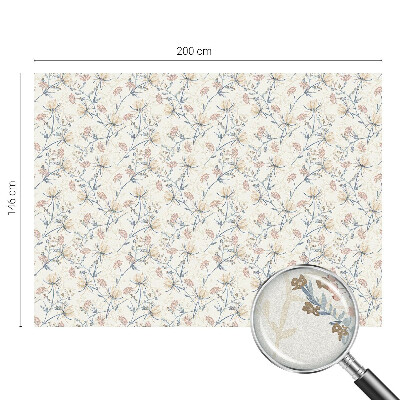 Patterned window film stained glass Flowers of harmony