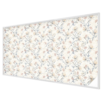 Patterned window film stained glass Flowers of harmony