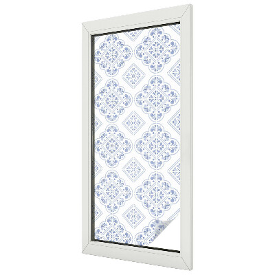 Decorative window film stained glass design Geometric pattern