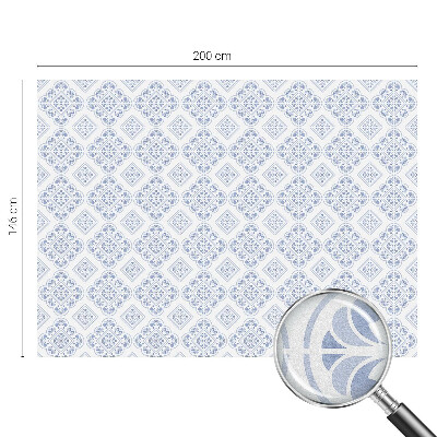 Decorative window film stained glass design Geometric pattern