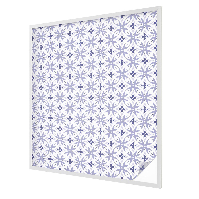 Patterned window film stained glass Purple patterns