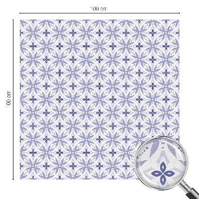 Patterned window film stained glass Purple patterns