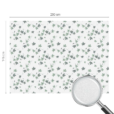 Privacy window film stained glass effect Green vine