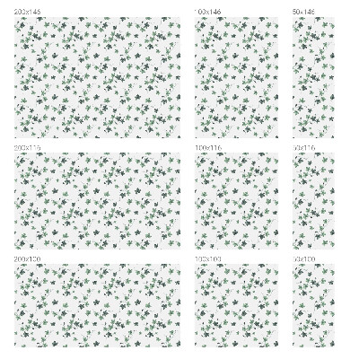 Privacy window film stained glass effect Green vine