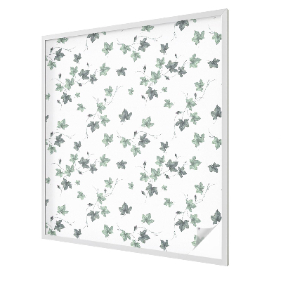 Privacy window film stained glass effect Green vine