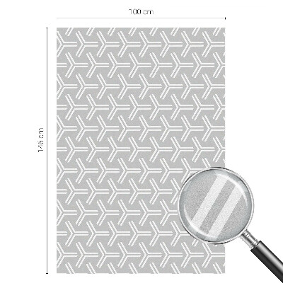 Patterned window film stained glass Minimalist lines