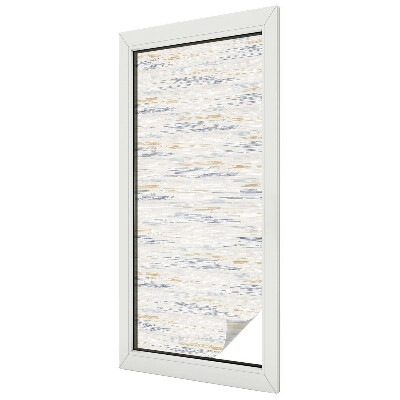 Privacy window film stained glass effect Abstract stripes