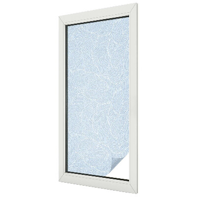 Patterned window film stained glass Painted felt